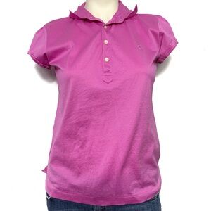 Ralph Lauren sport pink button polo